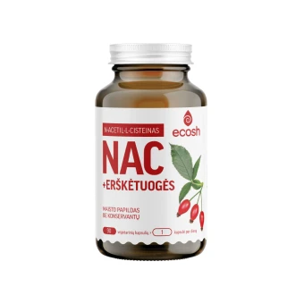 ECOSH NAC su erškėtuogėmis, 90 kapsuliųlių