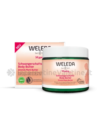 WELEDA kūno sviestas nuo strijų, 150 ml | internetinevaistine.lt