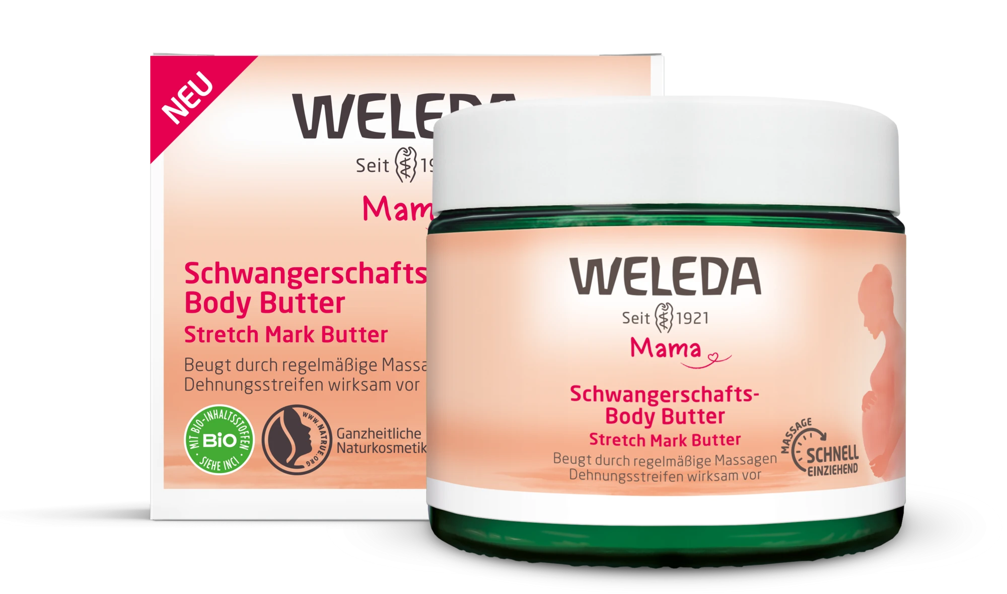 WELEDA kūno sviestas nuo strijų, 150 ml