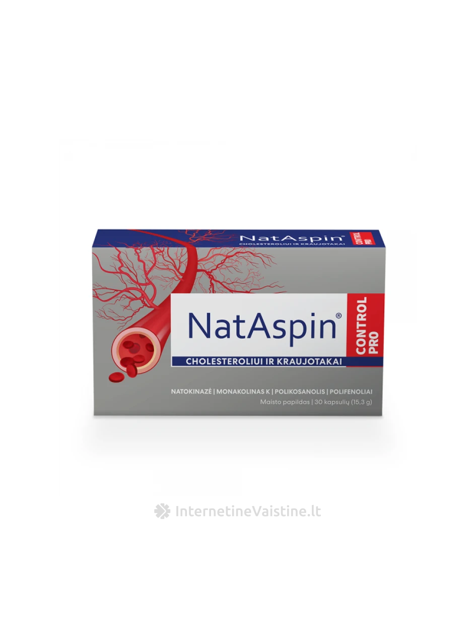 NATASPIN Control Pro kaps. N30 | internetinevaistine.lt
