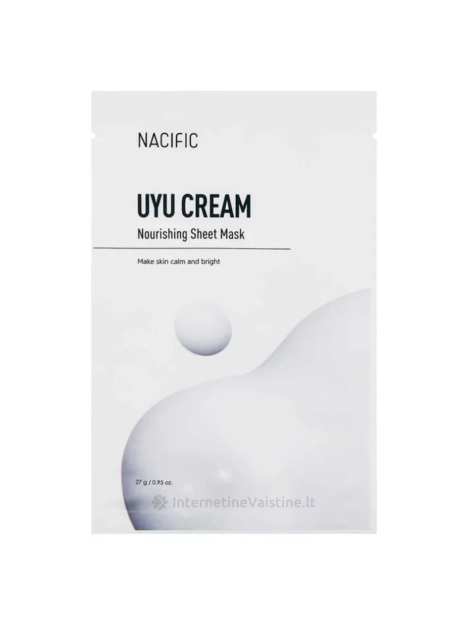 NACIFIC Hyal Panthenol Hydrating Mask kaukė veidui lakštinė, 25 g, Vnt | internetinevaistine.lt
