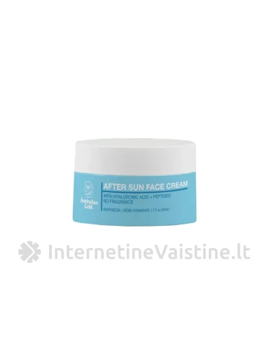 AUSTRALIAN GOLD kremas veidui po deginimosi, 50 ml | internetinevaistine.lt