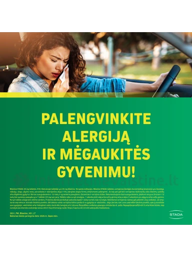 BILASTINE STADA 20mg tab. N10 | internetinevaistine.lt
