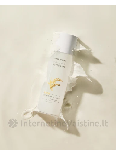 THANK YOU FARMER Rice Pure Essential Toner tonikas, 200 ml | internetinevaistine.lt