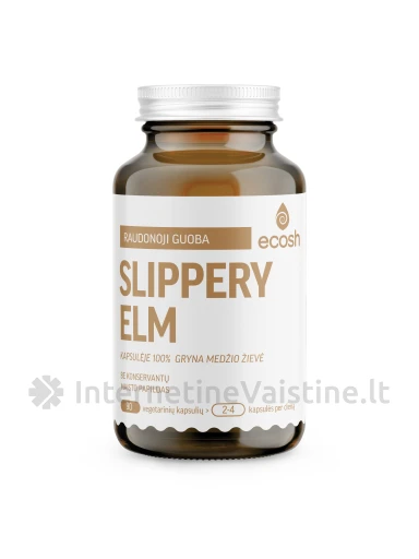 ECOSH Slippery elm, 90 kapsulių | internetinevaistine.lt