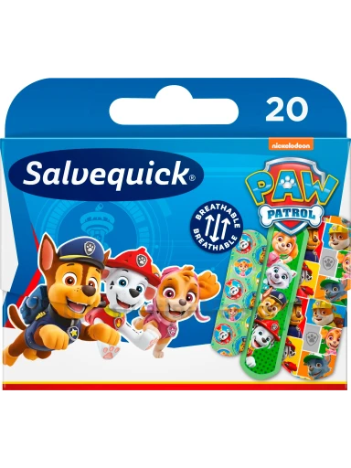SALVEQUICK Paw Patrols pleistrų rinkinys vaikams N20 | internetinevaistine.lt
