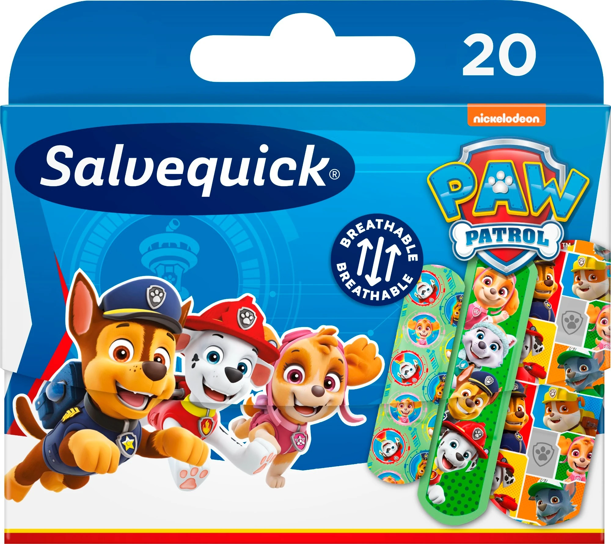 SALVEQUICK pleistrų rinkinys vaikams Paw Patrols N20