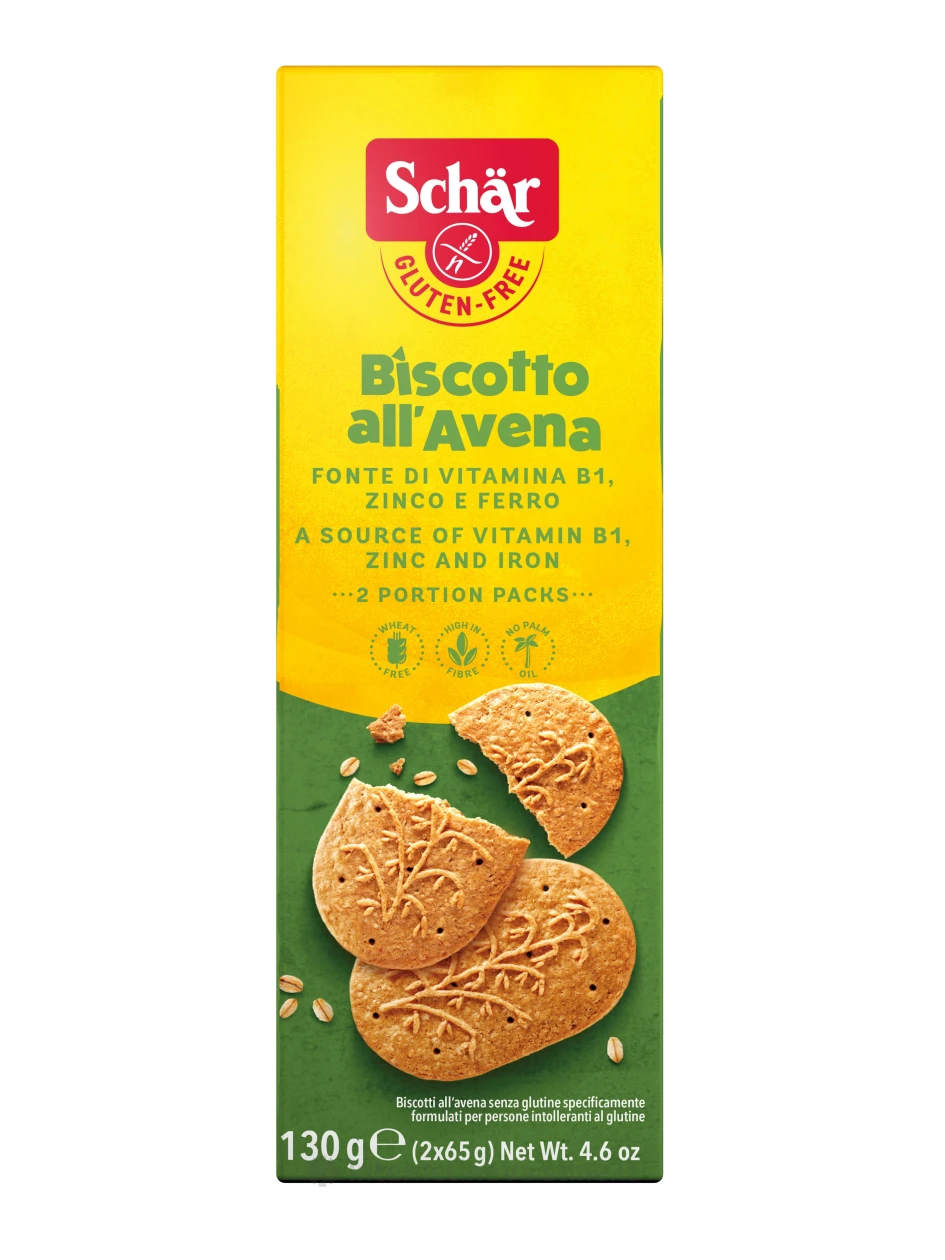 Schär AVENA – avižiniai sausainiai be glitimo, 130g | internetinevaistine.lt