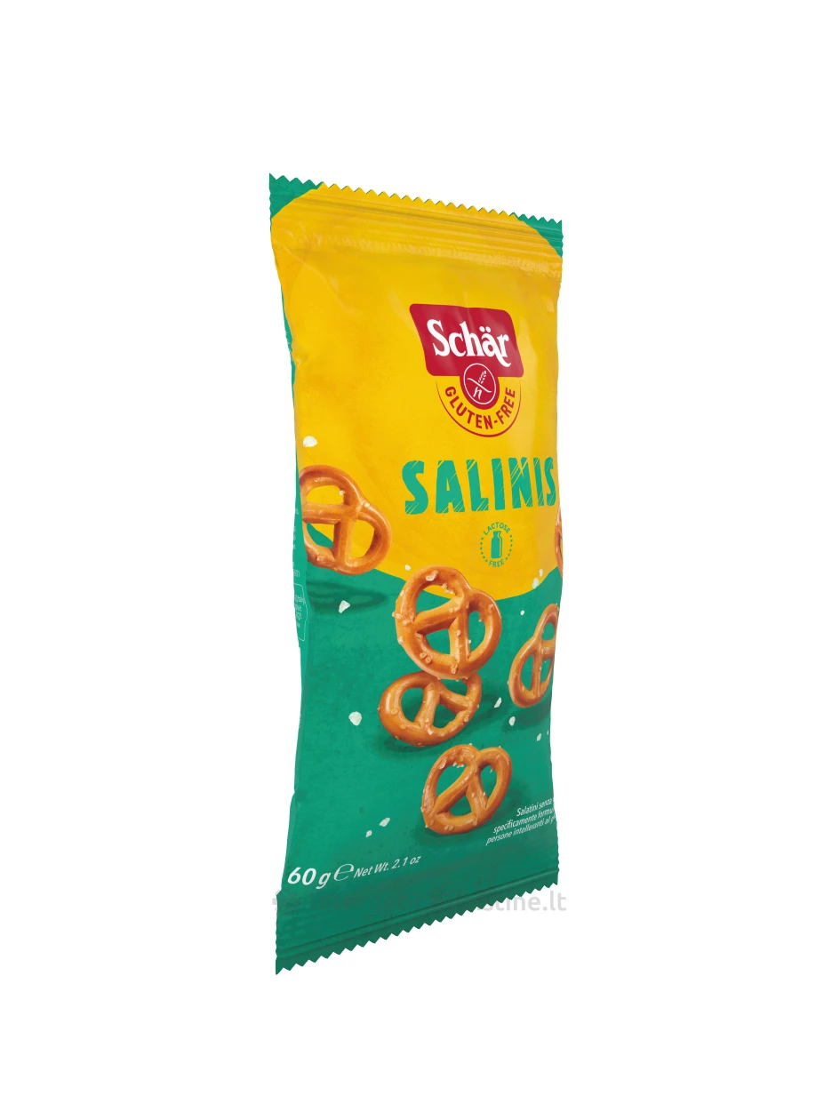 Schär SALINIS – sūrūs riestainiukai be glitimo, 60g | internetinevaistine.lt