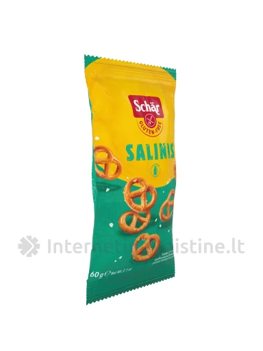 Schär SALINIS – sūrūs riestainiukai be glitimo, 60g | internetinevaistine.lt