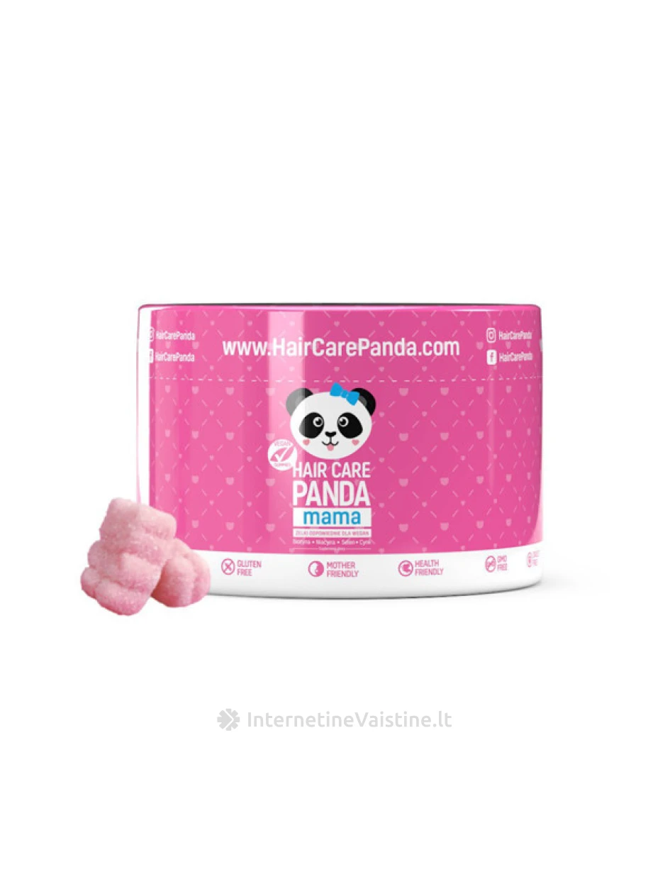 HAIR CARE PANDA Mama guminukai N30, 30 vnt. | internetinevaistine.lt