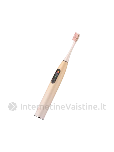 OCLEAN elektrinis dantų šepetėlis X PRO, rožinis, išmanusis N1, Vnt | internetinevaistine.lt