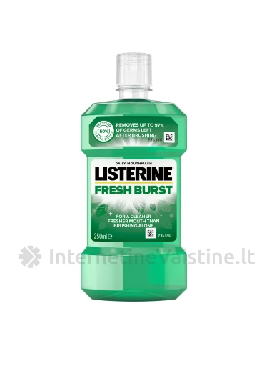 LISTERINE Freshburst burnos skalavimo skystis, 250 ml, 250ml | internetinevaistine.lt
