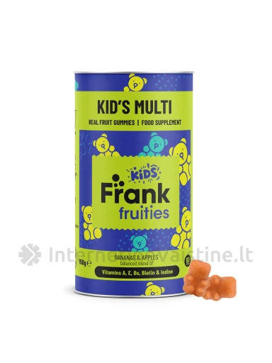 FRANK FRUTTIES Kid`s Multi guminukai vaik. nuo 4m. N80, 80 vnt. | internetinevaistine.lt