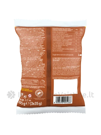 Schär SNACK - šokoladiniai vafliai su lazdynų riešutų kremu be glitimo, 105g | internetinevaistine.lt