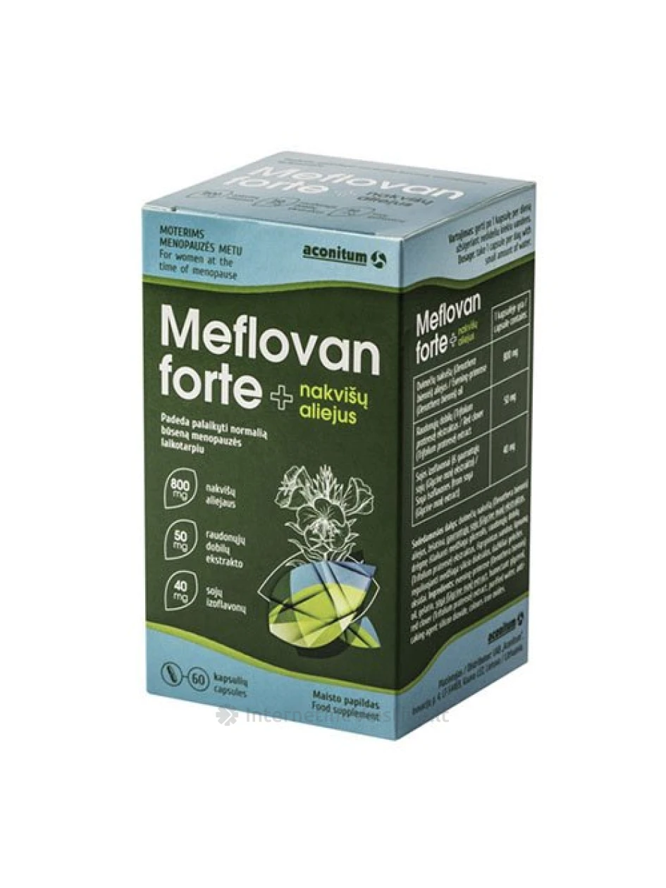 MEFLOVAN Forte kiet. kaps. N60, 60 vnt. | internetinevaistine.lt
