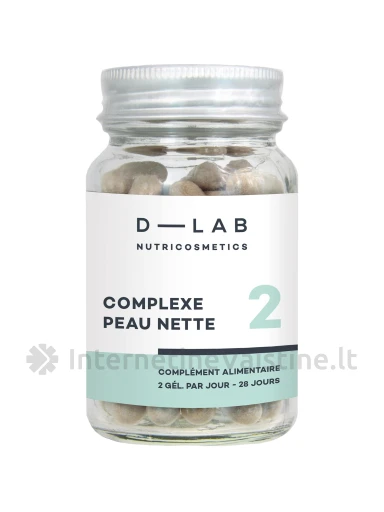 D-LAB Nutricosmetics - Maisto papildas, odą skaistinantis kompleksas ,,Complexe Peau Nette", N1 | internetinevaistine.lt