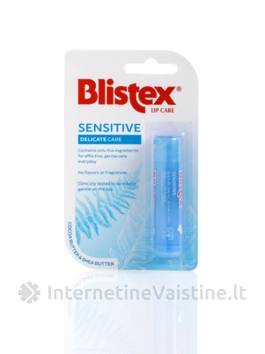 BLISTEX LIP SENSITIVE balzamas jautrioms lūpoms, 4.25g | internetinevaistine.lt