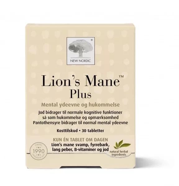 NEW NORDIC LION`S MANE PLus tab. N30