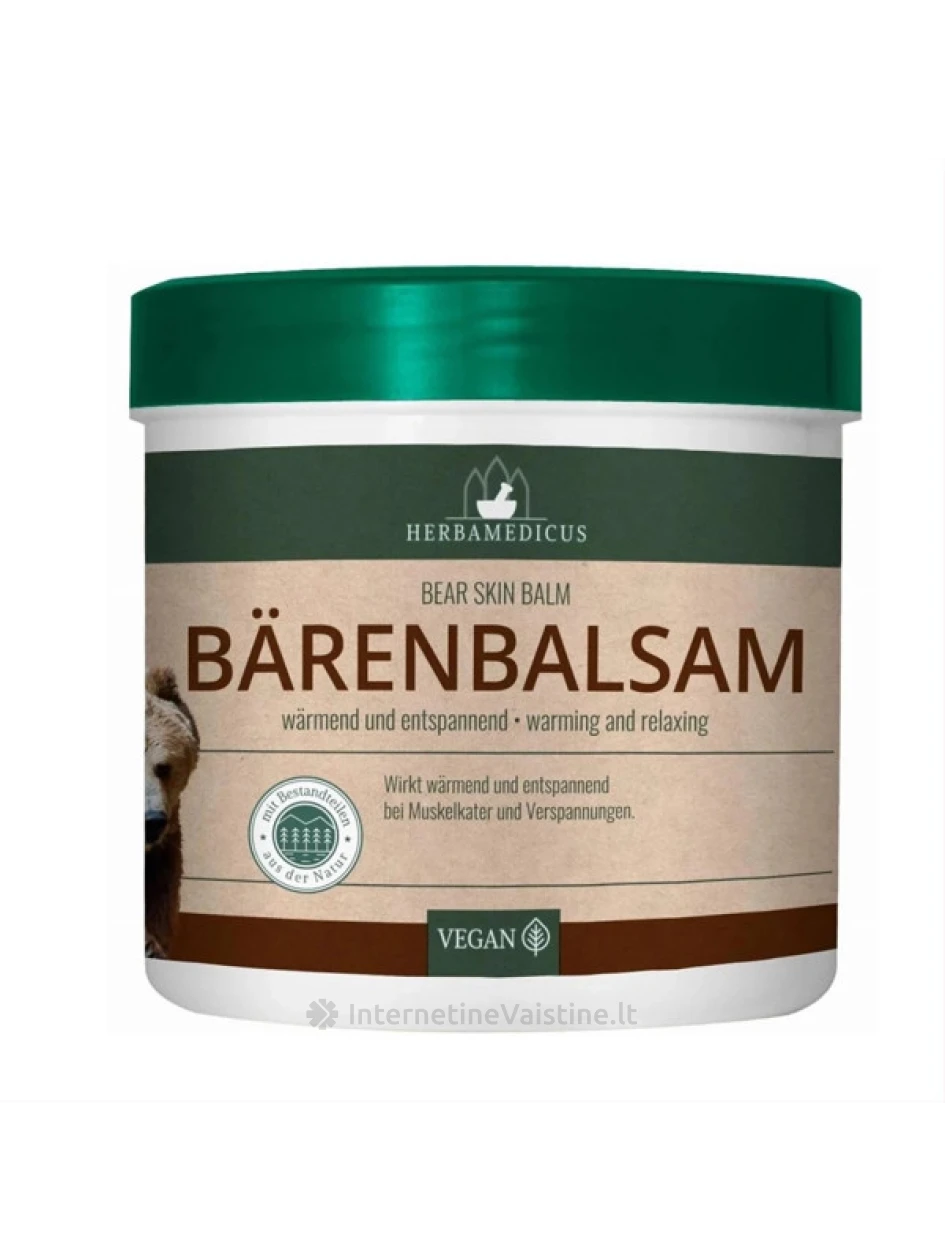 HERBAMEDICUS, Šildantis lokių balzamas, 250 ml, Vnt | internetinevaistine.lt