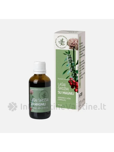 LAŠAI ŠIRDŽIAI su magniu, 50 ml | internetinevaistine.lt