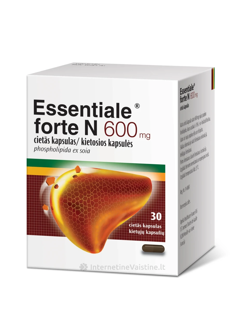 ESSENTIALE FORTE N 600MG KAPS. N30 | internetinevaistine.lt