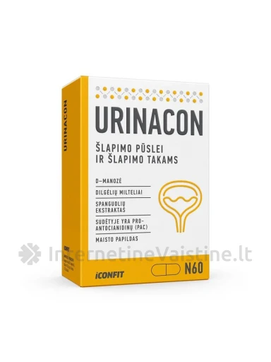 ICONFIT Urinacon kaps., N60 | internetinevaistine.lt