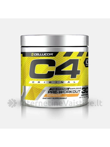 Cellucor® C4® Energetinis prieš treniruotę Original 195g Orange, N1 | internetinevaistine.lt