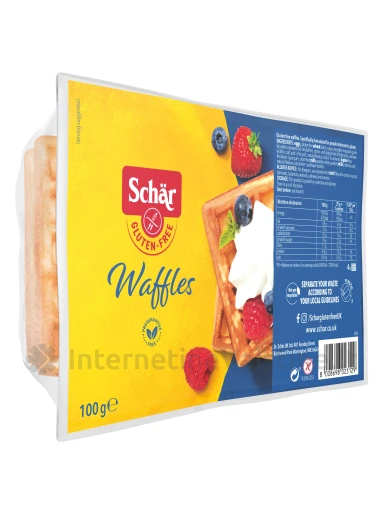 Schär SOFT WAFFLES - minkšti vafliai be glitimo, 100g | internetinevaistine.lt