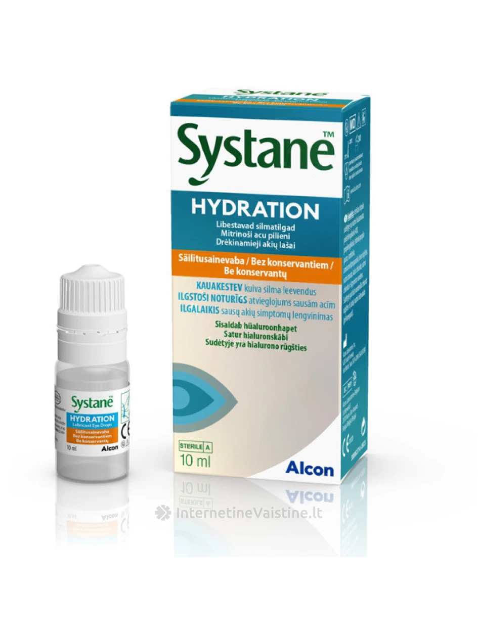 SYSTANE akių lašai HYDRATION MDPF, 10 ml, Vnt | internetinevaistine.lt