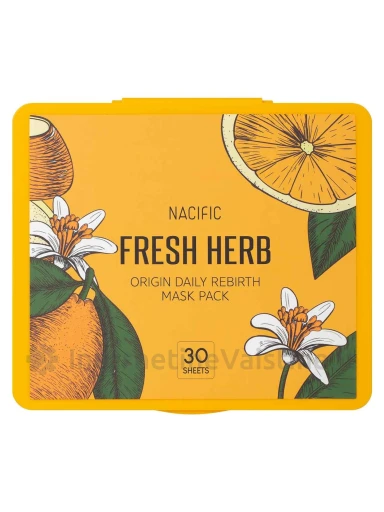 NACIFIC Fresh Herb Origin Daily Mask Pack veido kaukių rinkinys, N30 | internetinevaistine.lt