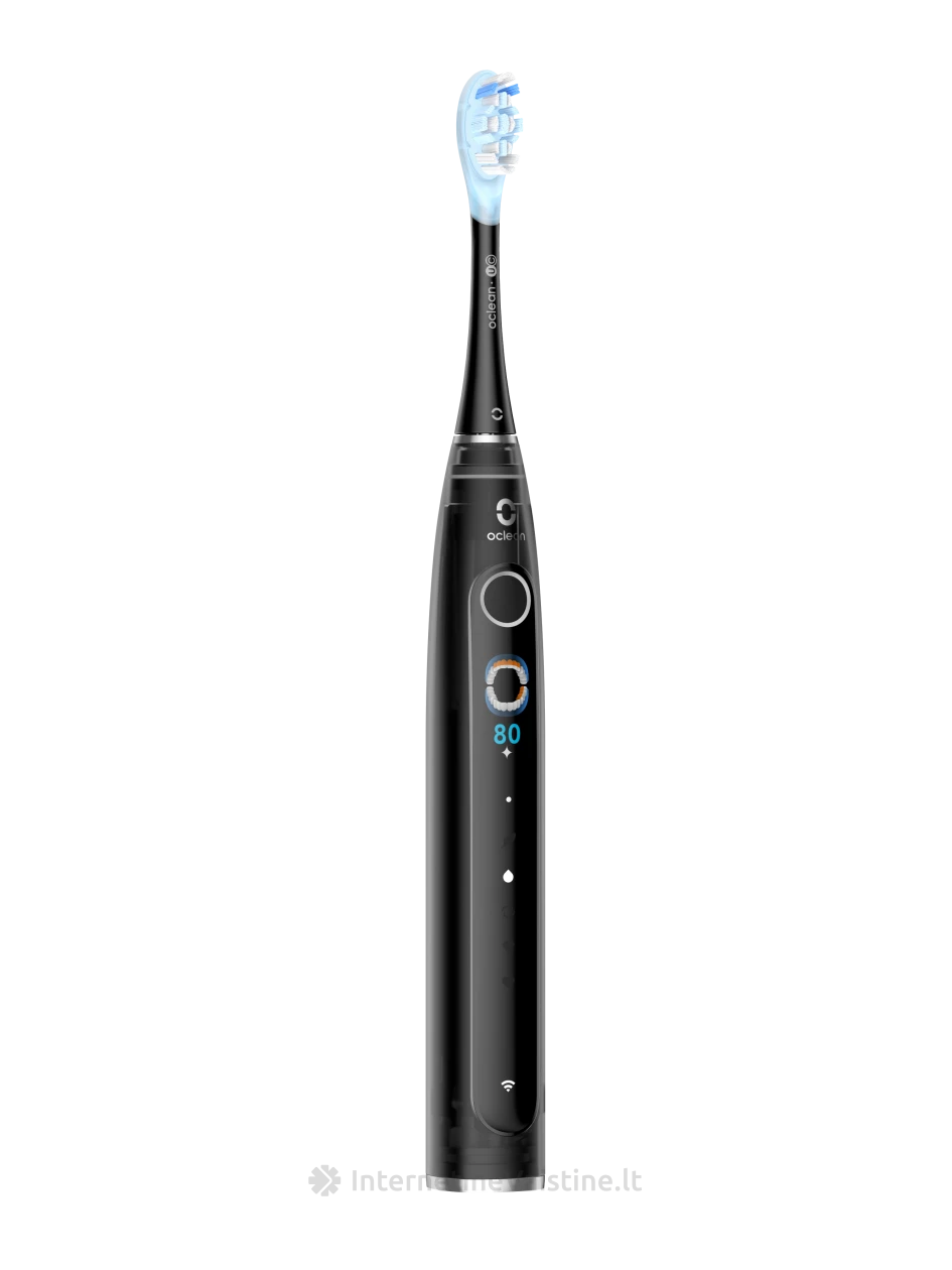 Dantų šepetėlis OCLEAN X Pro 20 S Electric juodas, 1 vnt. | internetinevaistine.lt