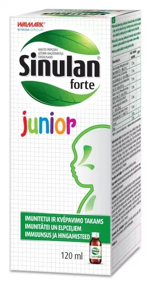 SINULAN maisto papildas FORTE JUNIOR, 120 ml