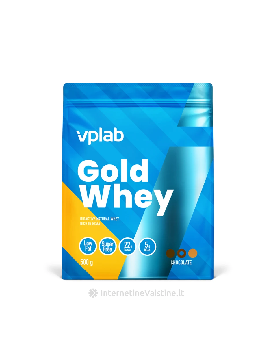 VPLab Gold Whey Chocolate, 500 g | internetinevaistine.lt