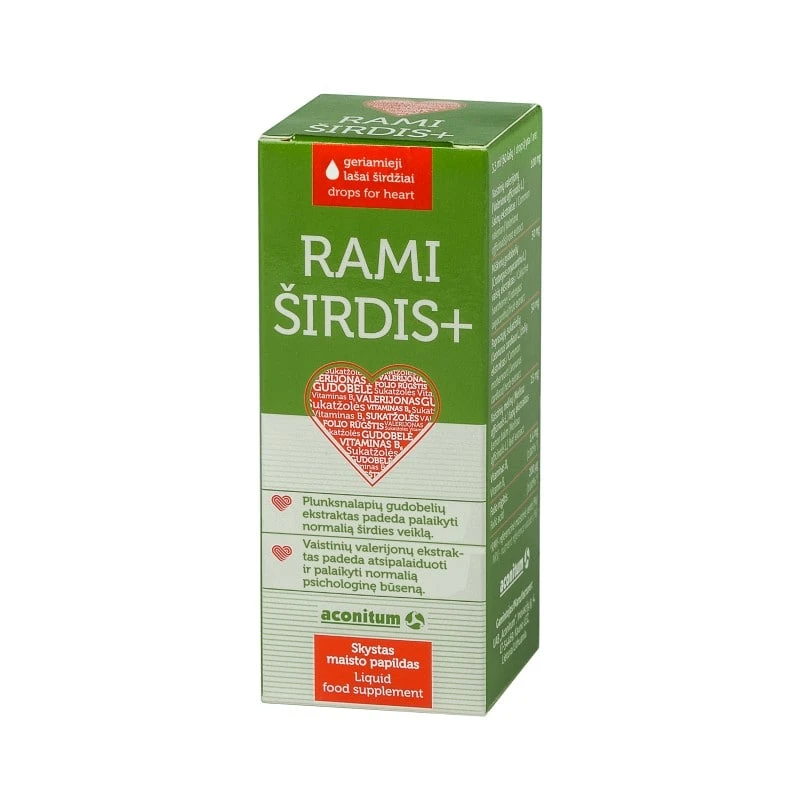 ACONITUM RAMI ŠIRDIS+ lašai, 50 ml