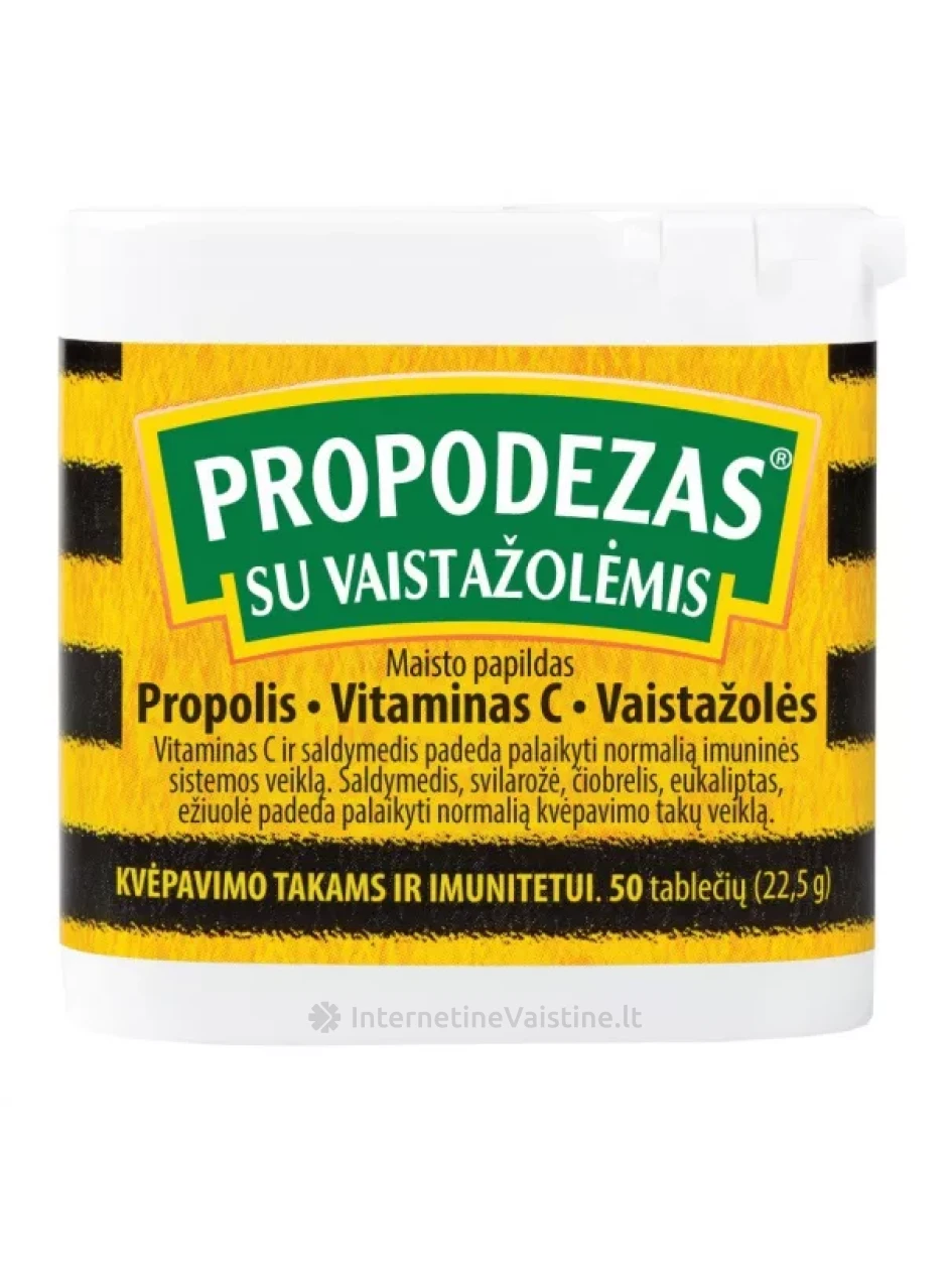 PROPODEZAS su vaistažolėmis, 50 tab. | internetinevaistine.lt