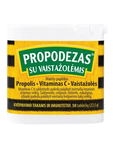 PROPODEZAS su vaistažolėmis, 50 tab. | internetinevaistine.lt