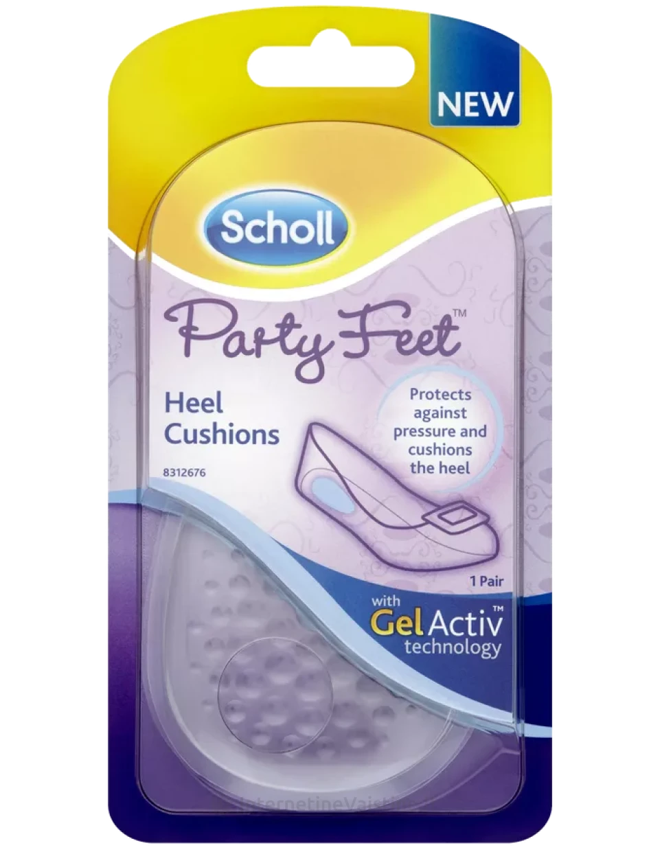 SCHOLL Party Feet Heel Cushions gėlio įdėkliukai, 1 pora | internetinevaistine.lt