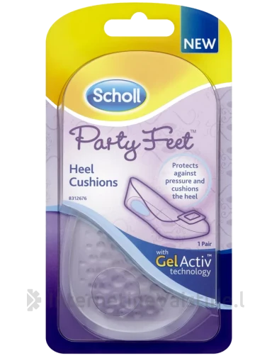SCHOLL Party Feet Heel Cushions gėlio įdėkliukai, 1 pora | internetinevaistine.lt