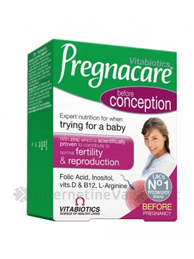 PREGNACARE CONCEPTION, 30 tablečių, 30 vnt. | internetinevaistine.lt