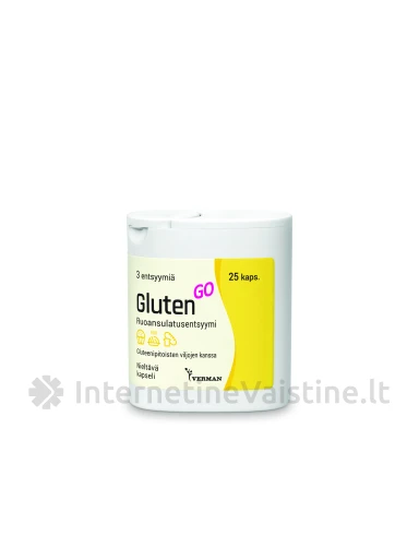 GLUTEN GO proteazės fermentas kaps., N50 | internetinevaistine.lt