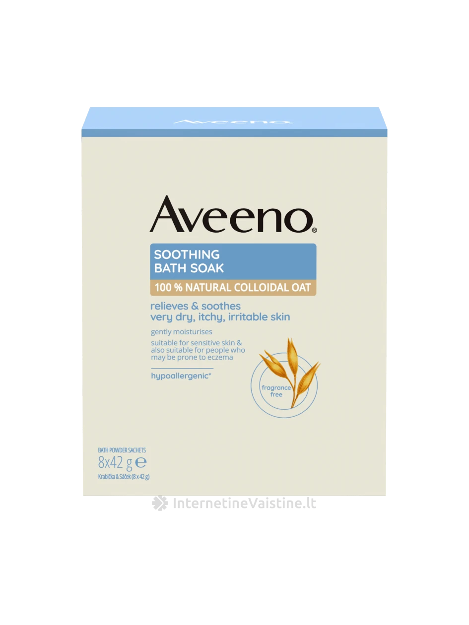 AVEENO Dermexa raminanti vonios druska, 336g, Vnt | internetinevaistine.lt