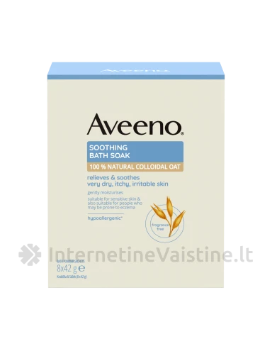 AVEENO Dermexa raminanti vonios druska, 336g, Vnt | internetinevaistine.lt