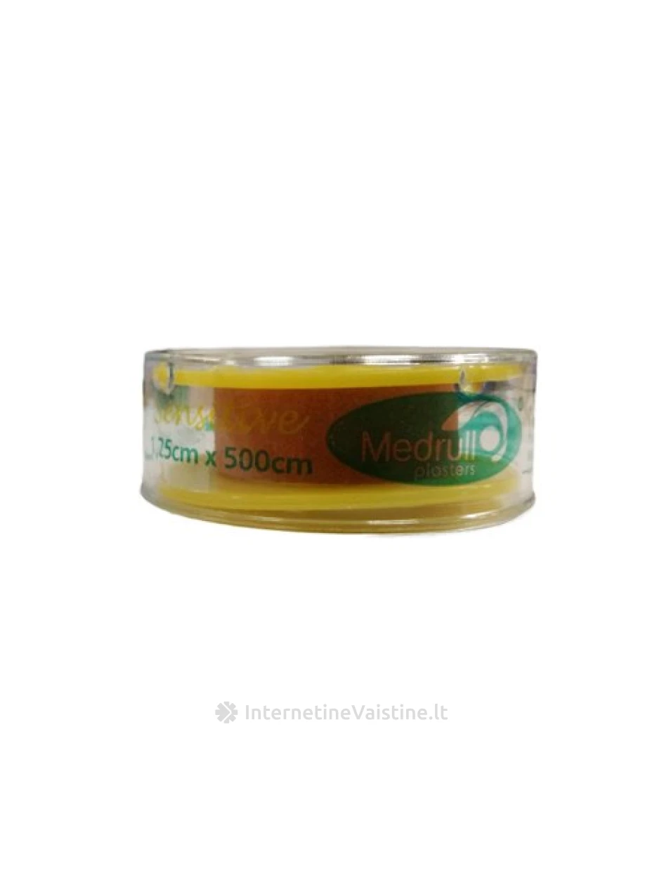 MEDRULL Transparent ruloninis pleistras 1,25x500cm | internetinevaistine.lt