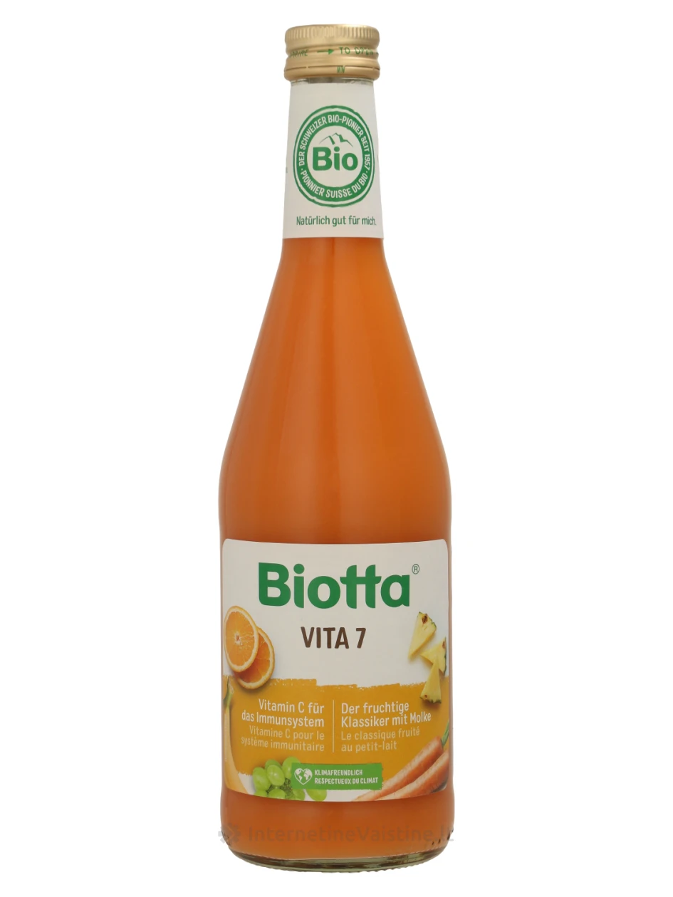 BIOTTA VITA 7/7 vaisių ir daržovių sultys su išrūgomis, 500 ml, Vnt | internetinevaistine.lt