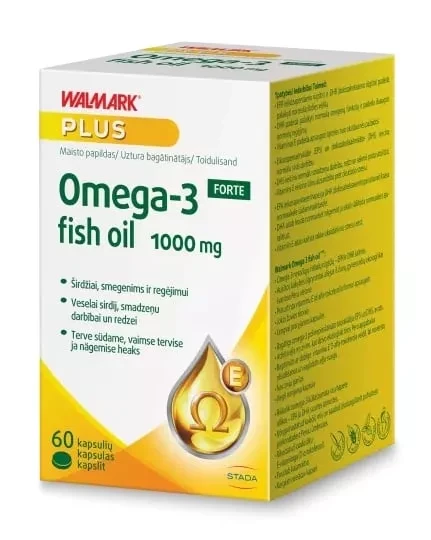 WALMARK OMEGA 3 Fish oil FORTE 1000mg kap. N60