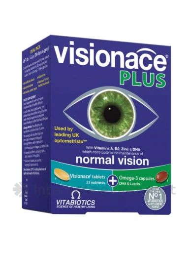 VISIONACE PLUS, 56 tabletės ir kapsulės, 56 vnt. | internetinevaistine.lt
