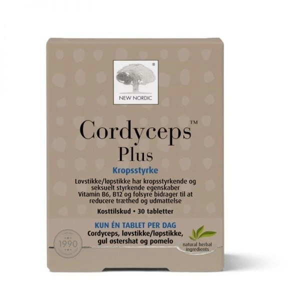 NEW NORDIC Cordyceps Plus tab. N30