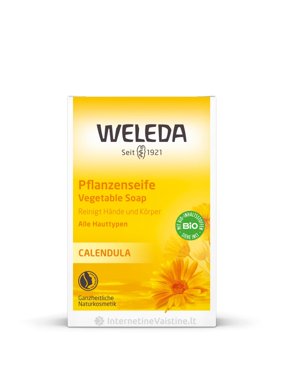 WELEDA muilas su medetkomis, 100 g | internetinevaistine.lt