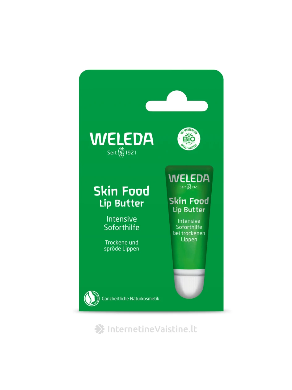 WELEDA Skin Food balzamas lūpoms, 8 ml | internetinevaistine.lt